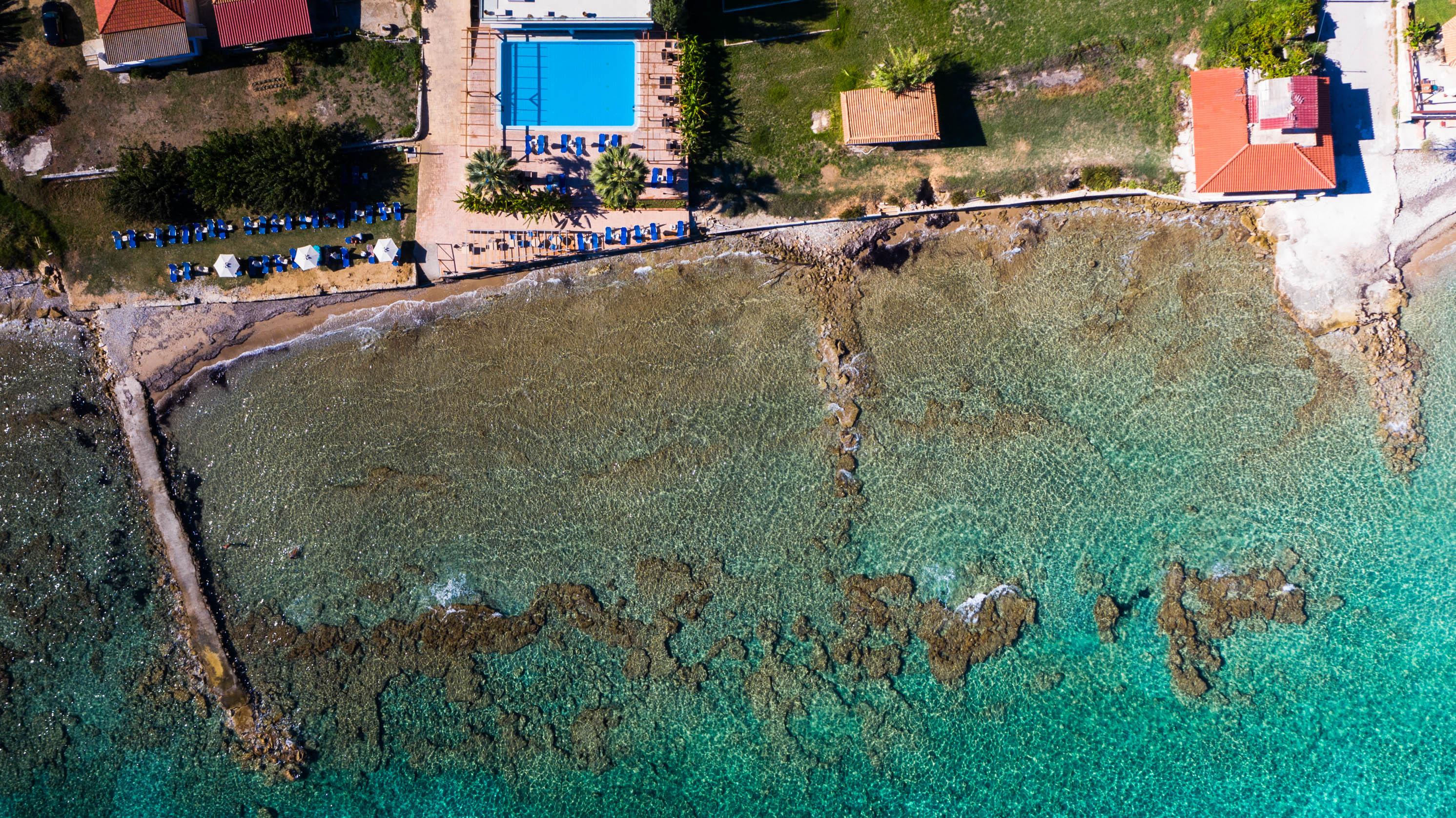 Belussi Beach Hotel & Suites Psarou  Exterior foto